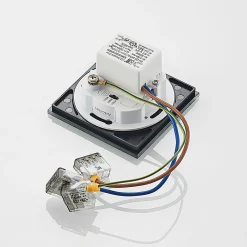 Arcchio LED uppoasennusvalaisin Vexi, 7,8 cm x 7,8 cm, musta, CCT
