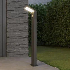 Arcchio LED-valaisin Yolena, anturi, 100cm, antrasiittipunainen
