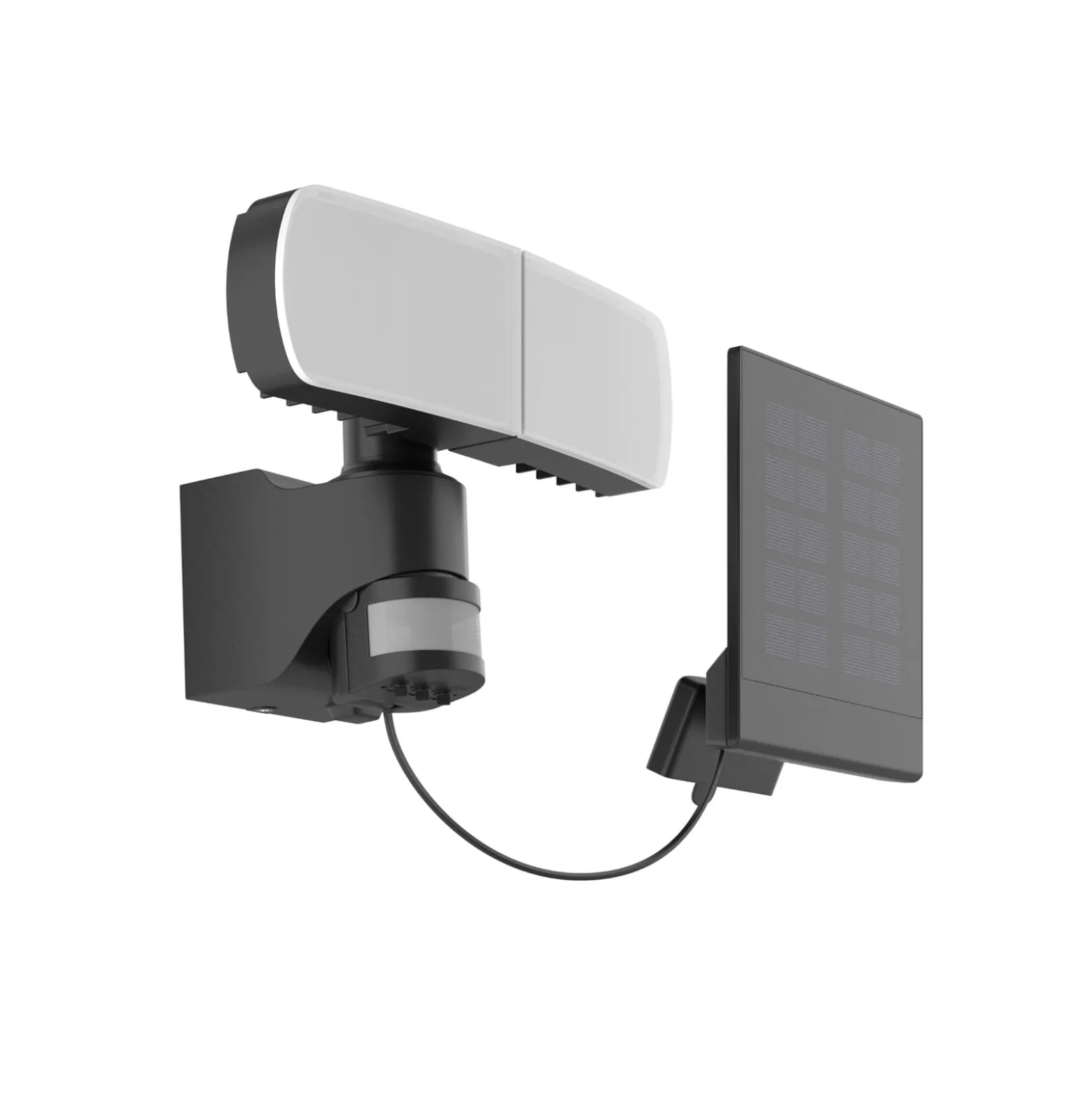 Arcchio Lissano LED-aurinkokäyttöinen seinäkohdevalaisin anturilla