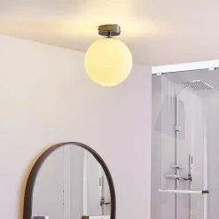Arcchio Maviris LED-kylpyhuoneen kattovalaisin, pallo, 18 cm