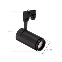Arcchio Nanna LED-kiskospotti musta 4000K 21W