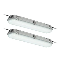 Arcchio Rao LED-kosteudenkestävä valaisin, pituus 61,8 cm, 2 kpl:n setti