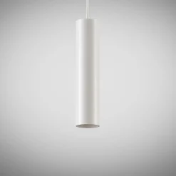 Arcchio-riippuvalaisin Ejona, korkeus 27 cm, valkoinen, alumiini