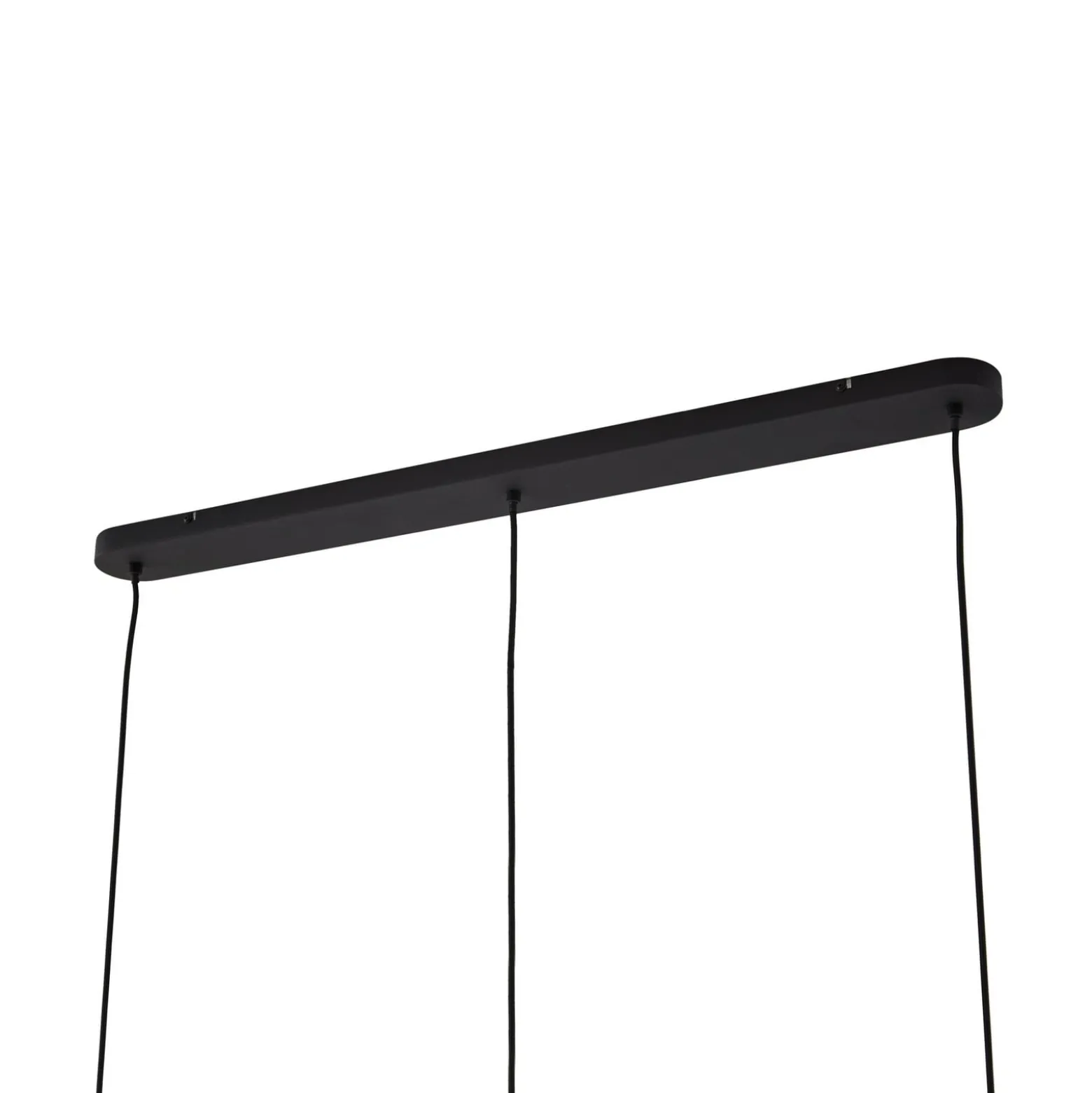 Arcchio riippuvalo Cosmina, 3-lamppuinen, pituus 90 cm, musta