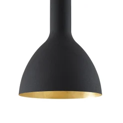 Arcchio riippuvalo Cosmina, 3-lamppuinen, pituus 90 cm, musta