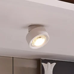 Arcchio Rotari LED-kattovalaisin, valkoinen, 12 cm, kääntyvä