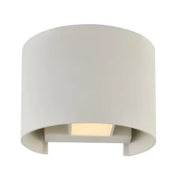 Arcchio seinävalaisin Zuzana, pyöreä, valkoinen, G9, 13 cm leveä