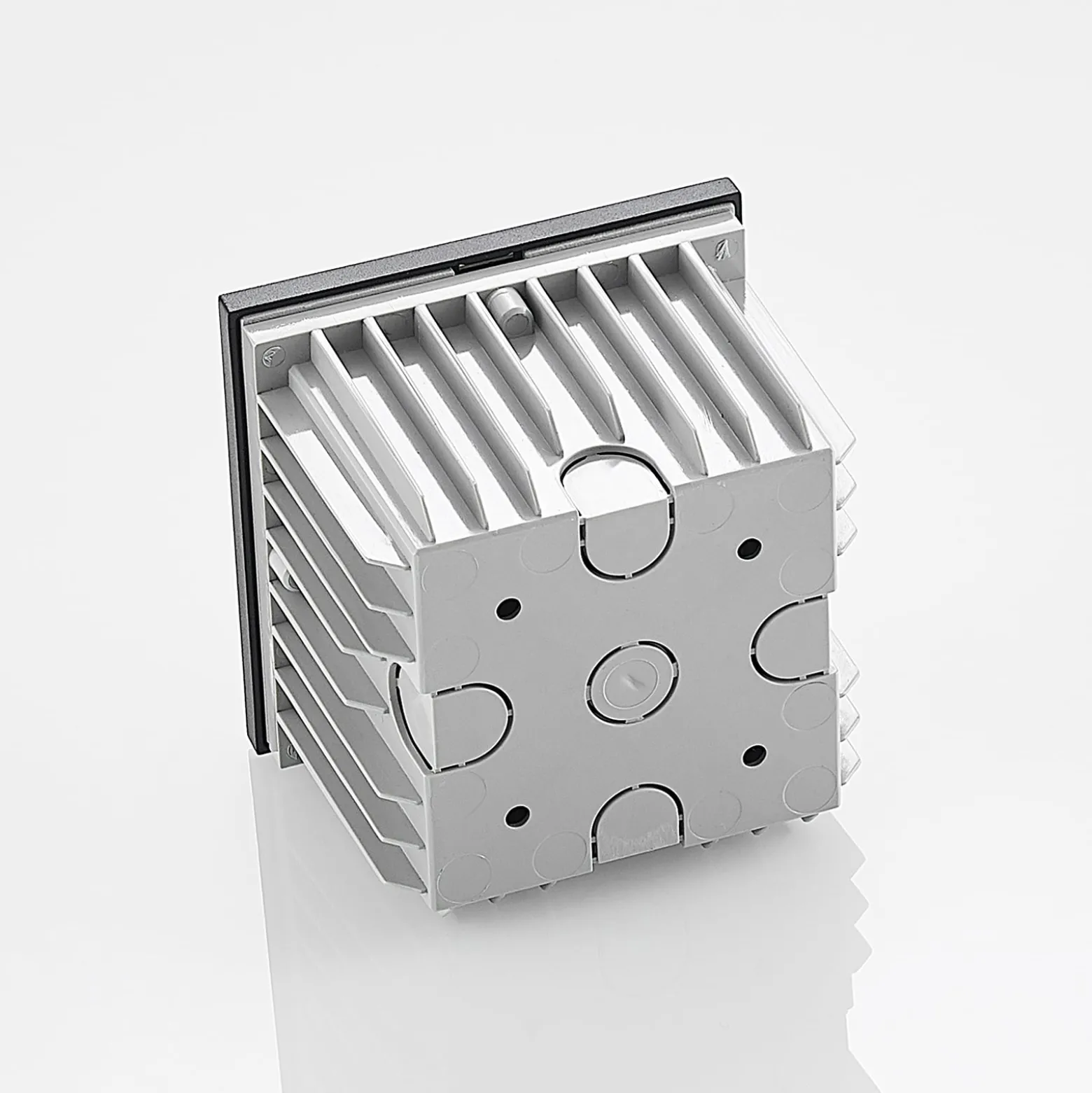 Arcchio upotettava seinävalaisin Zamo, G9, musta, 12 cm, IP65