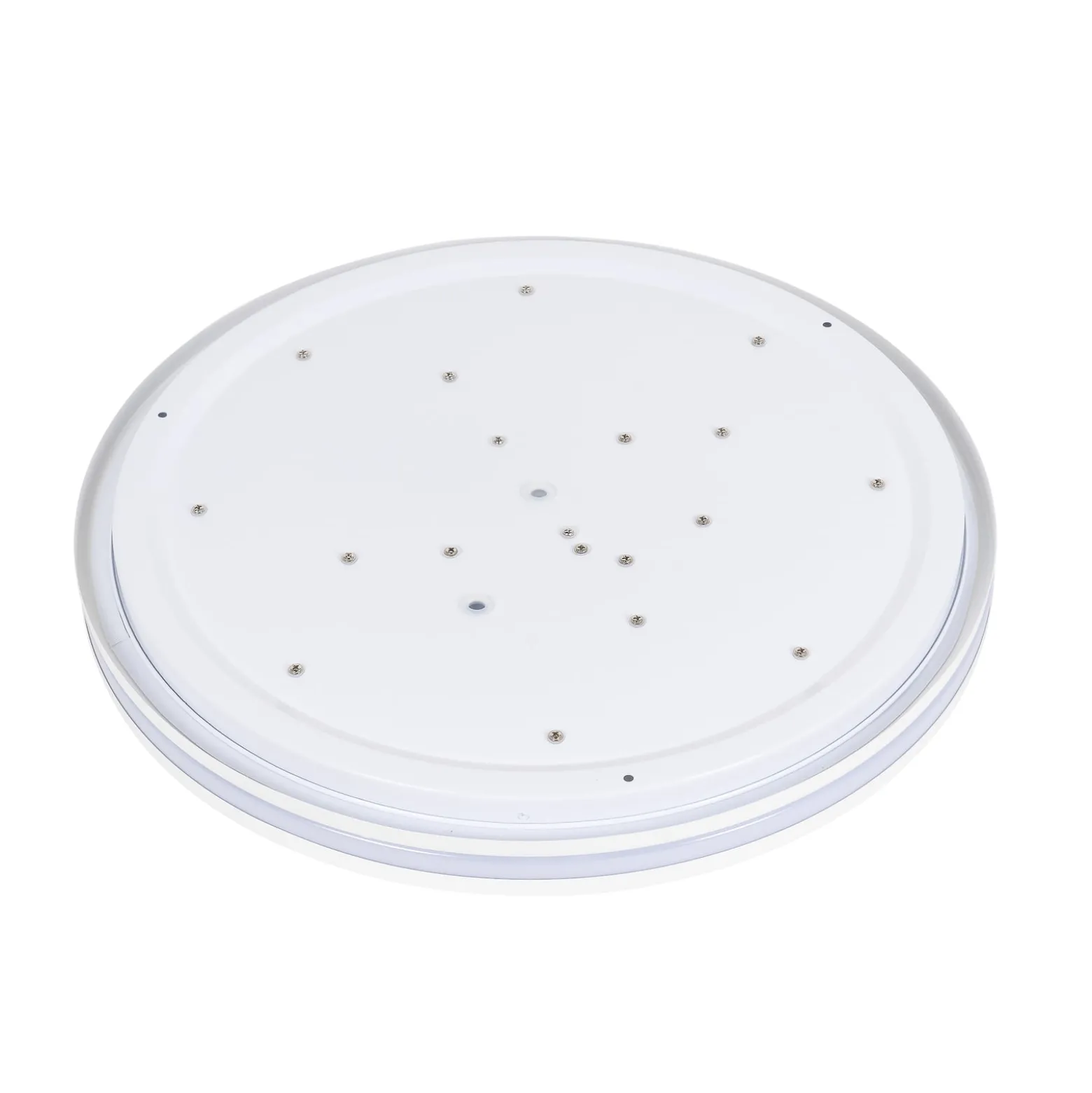 Arnim LED-kattovalaisin, valkoinen, muovia, Ø 49cm, IP44