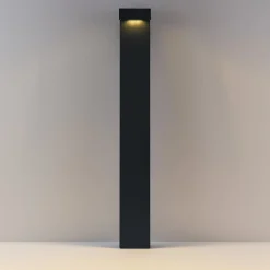 ATO-LED-pylväsvalaisin, korkeus 85 cm, DALI, antrasiitti, IP65, metalli