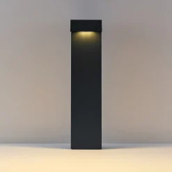 ATO-LED-pylväsvalaisin, korkeus 45 cm, DALI, antrasiitti, IP65, metalli