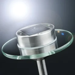 Aurinkokennovalaisin Ufo LED IP44 ruostumaton