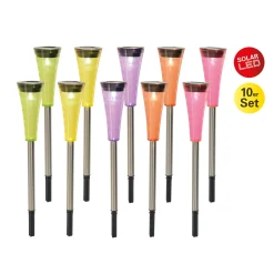 Aurinkokäyttöinen LED-koristevalo 4180702, 10 kpl