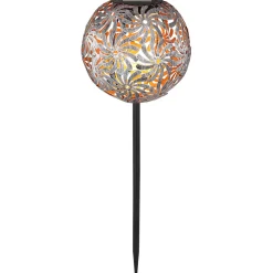 Aurinkokäyttöinen LED-lamppu 33632, hopea
