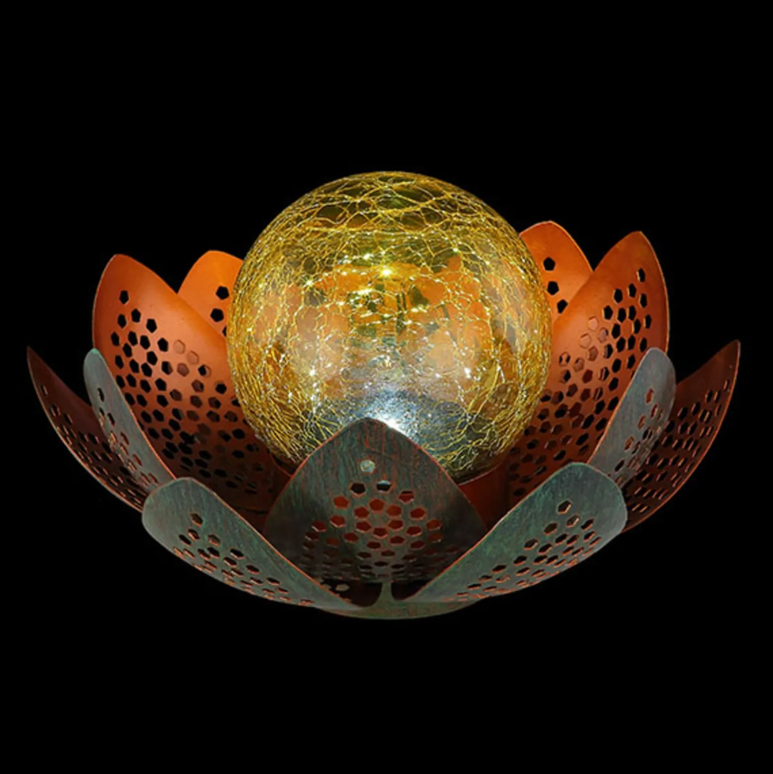 Aurinkokäyttöinen LED-lamppu 33655, kukka, Ø 22 cm