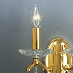 Austroluxin seinävalaisin Carmen II, kristallilasi, 24 K kullatut