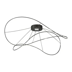 Axolight Hoops 2 LED-kattovalaisin, musta