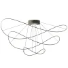 Axolight Hoops 3 LED-kattovalaisin, musta