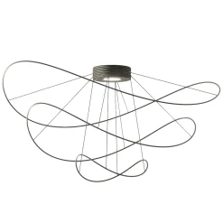 Axolight Hoops 3 LED-kattovalaisin, musta