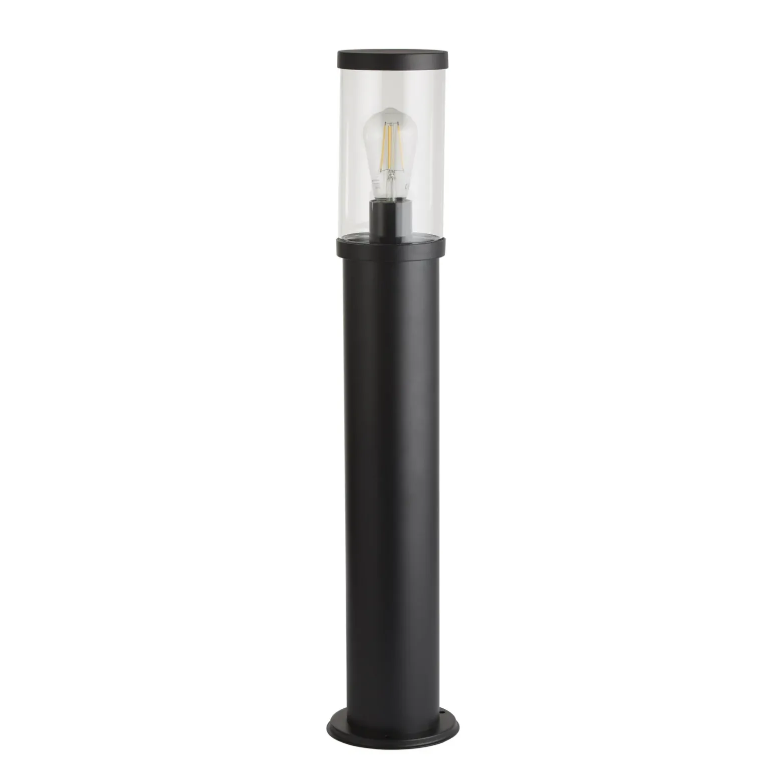 Bakerloo pollarivalaisin, IP44, musta, korkeus 73 cm, metallia