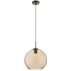 Balls-riippuvalaisin, meripihka, lasivarj. 30 cm