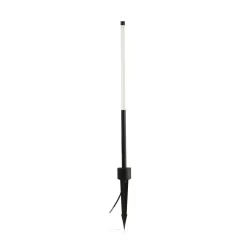 Bambou 1068 LED-maavalaisin, musta, alumiinia/lasia, korkeus 80 cm