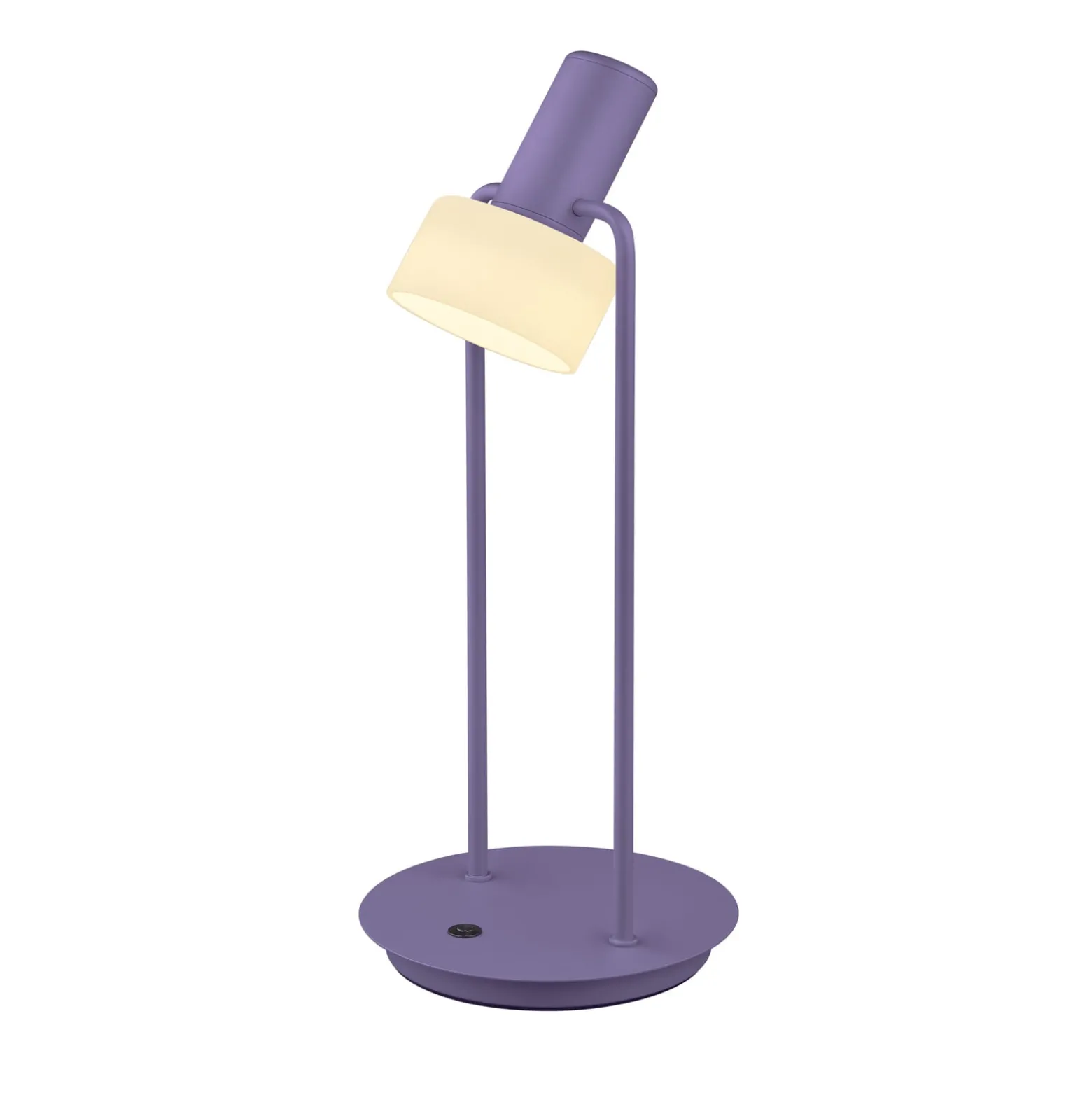 Banji LED-pöytävalaisin, violetti, korkeus 37 cm, kosketushimmennin