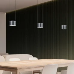 BANKAMP Impulse-LED-riippuvalo 3 lamp. antrasiitti