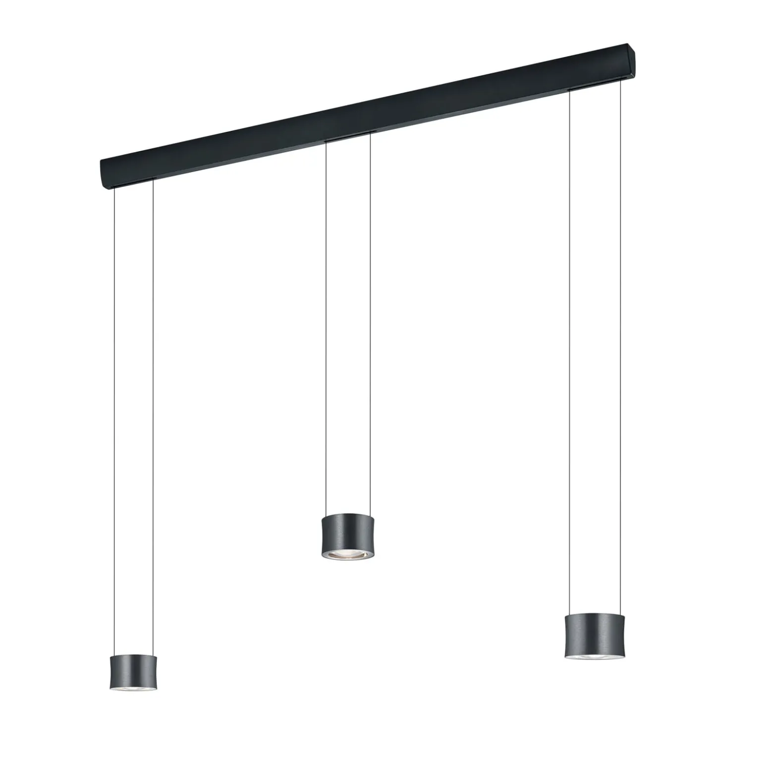 BANKAMP Impulse-LED-riippuvalo 3 lamp. antrasiitti