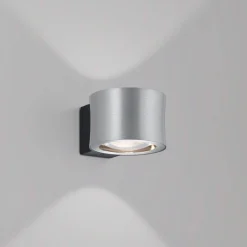 BANKAMP Impulse-LED-seinävalo 1-lamppuinen nikkeli