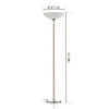 BANKAMP Opera LED-lattiavalaisin nikkeli