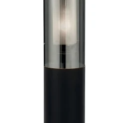 Batton-pollarivalaisin, IP44, musta, korkeus 45 cm, metallia