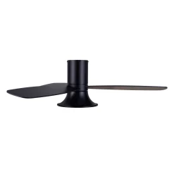 Beacon kattotuuletin valolla Flusso musta 132cm hiljainen