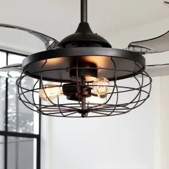 Beacon kattotuulettimen valo Fanaway Industri musta äänetön