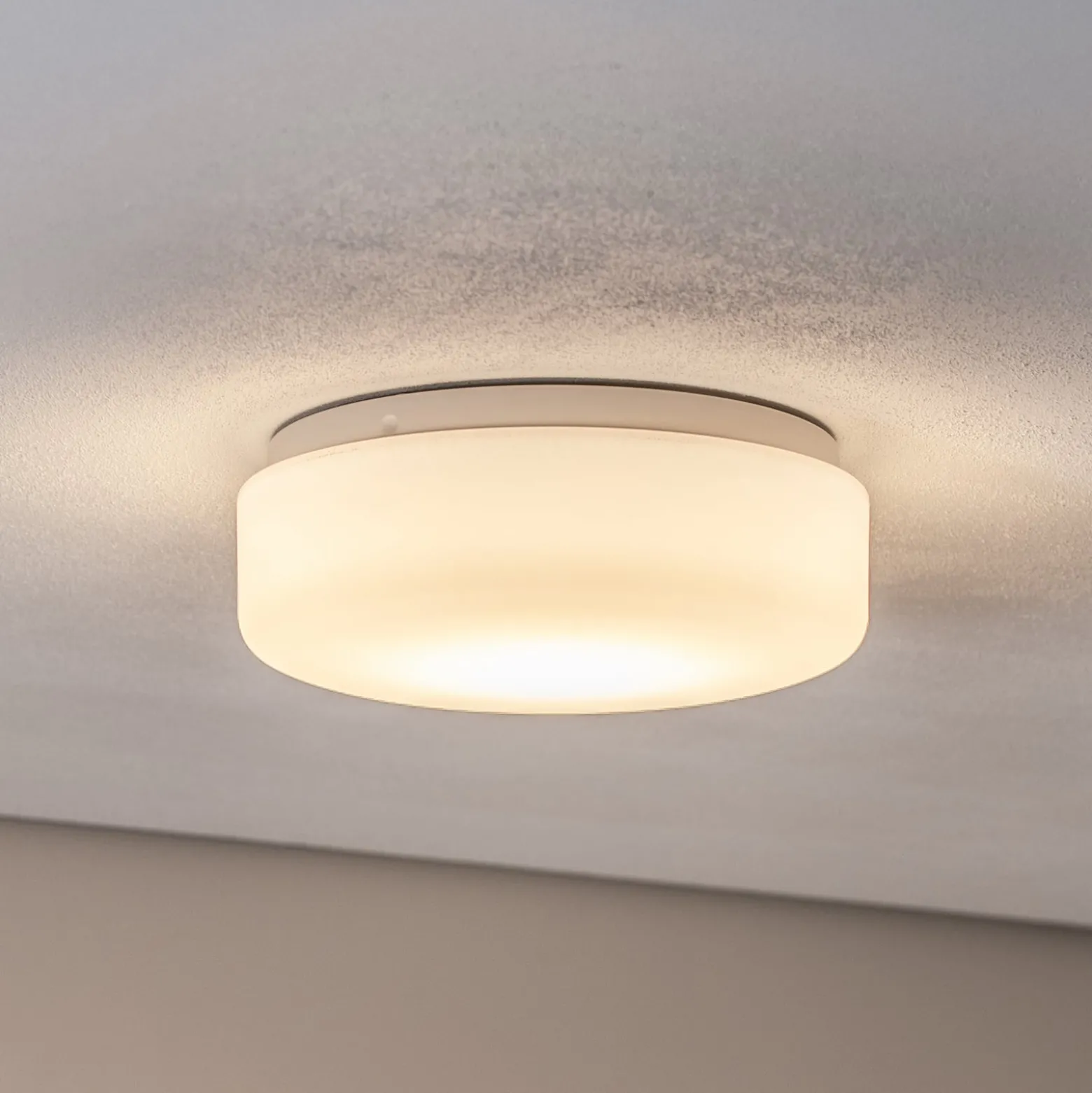 BEGA LED-kattovalaisin 50040P K3 Sensor, Ø 25 cm valkoinen muovi