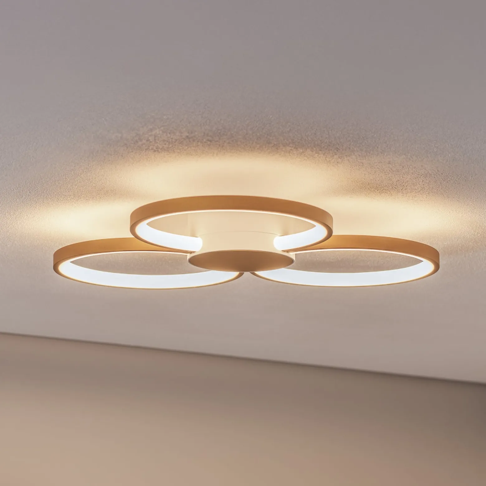 BEGA LED-kattovalaisin 51299.4, samettimessinki, metalli, DALI