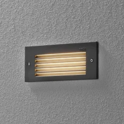 BEGA 33017 LED seinään upotettava 3000K grafiitti 17 cm