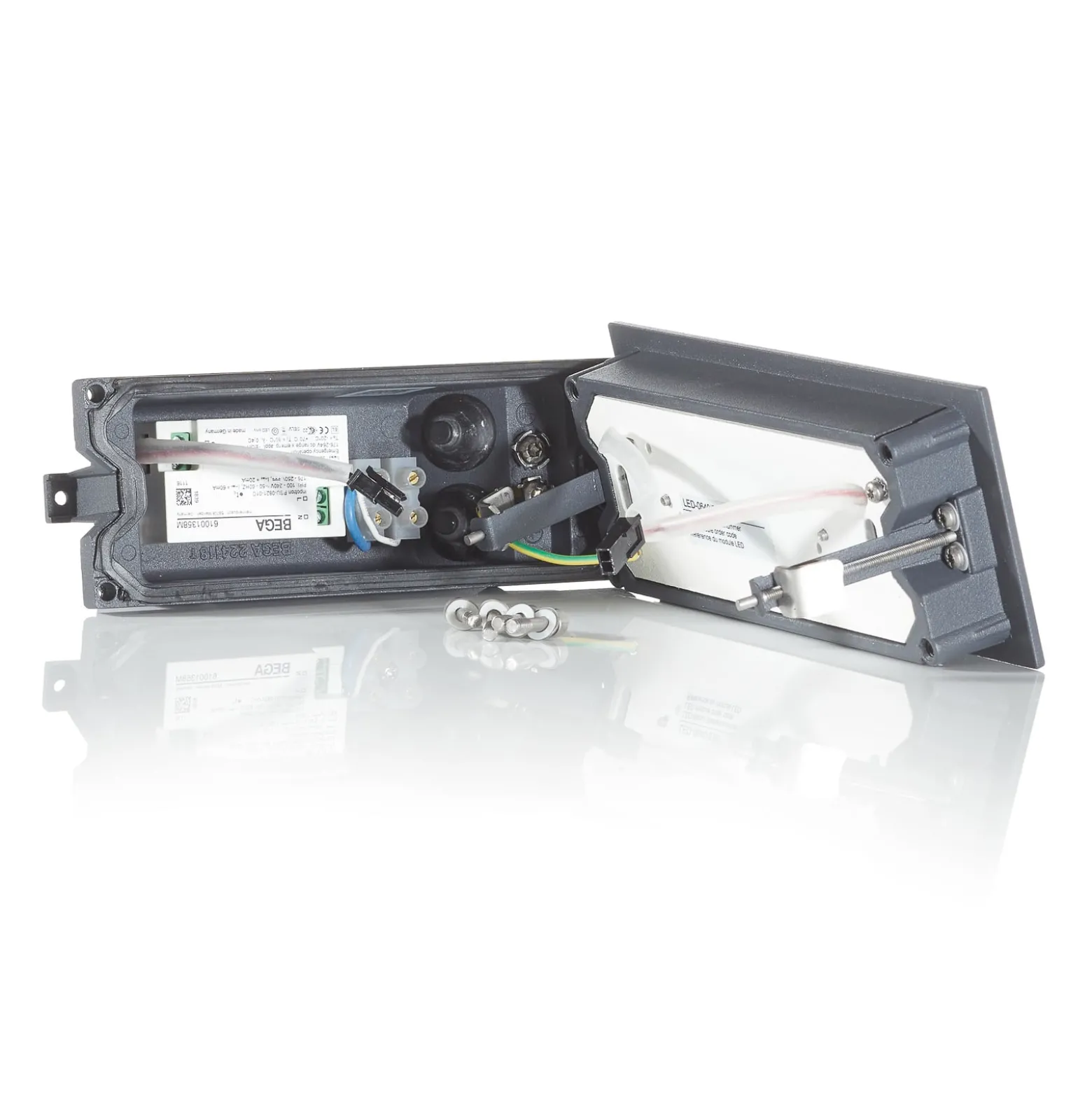 BEGA 33017 LED seinään upotettava 3000K grafiitti 17 cm