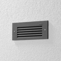 BEGA 33017 LED seinään upotettava 3000K grafiitti 17 cm