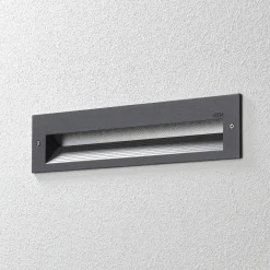 BEGA 33055 LED-seinäuppovalo 3000K grafiitti 32 cm
