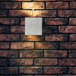 Betoninharmaa LED-ulkoseinälamppu Riak