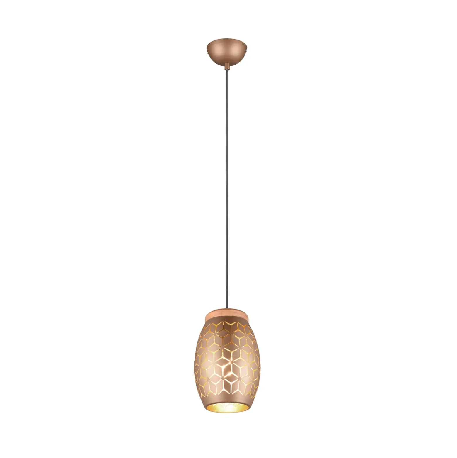 Bidar riippuvalaisin, Ø 15 cm, kahvinruskea, metallia