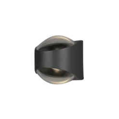 Bitonto-LED-ulkoseinävalo 2-lamppuinen antrasiitti