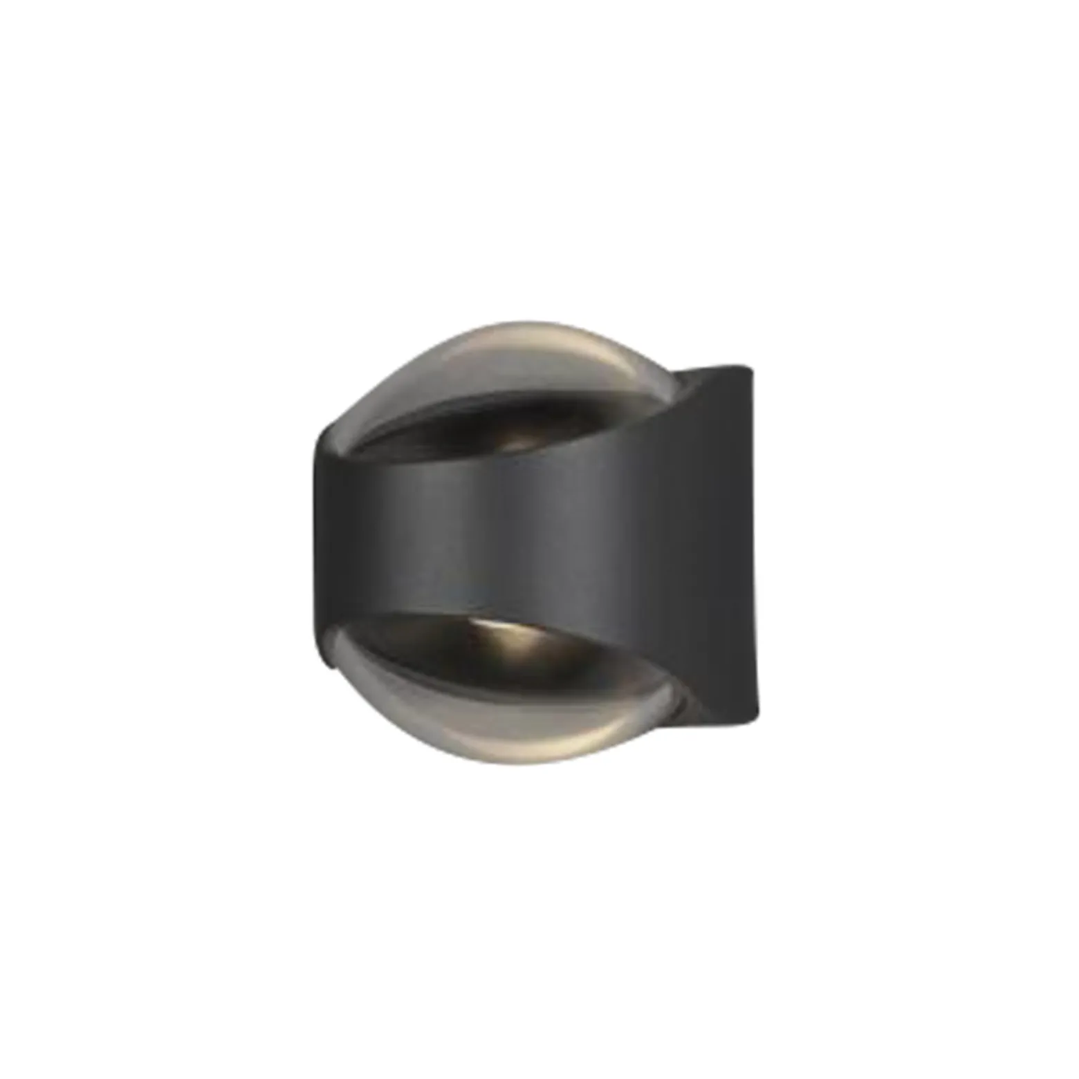 Bitonto-LED-ulkoseinävalo 2-lamppuinen antrasiitti