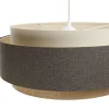 Boho Elegant-riippuvalaisin, ruskea/beige/cream, Ø 60cm, tekstiili