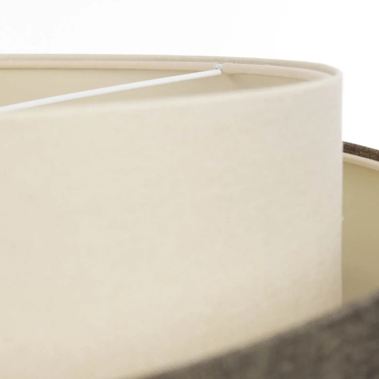 Boho Elegant-riippuvalaisin, ruskea/beige/cream, Ø 60cm, tekstiili