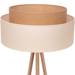 Boho-lattiavalaisin, beige/ruskea/puu, tekstiili/puu, 140 cm