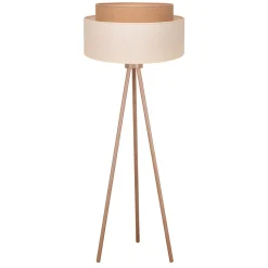 Boho-lattiavalaisin, beige/ruskea/puu, tekstiili/puu, 140 cm