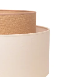 Boho-lattiavalaisin, beige/ruskea/puu, tekstiili/puu, 140 cm