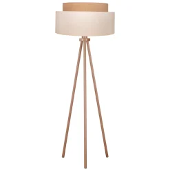 Boho-lattiavalaisin, beige/ruskea/puu, tekstiili/puu, 140 cm